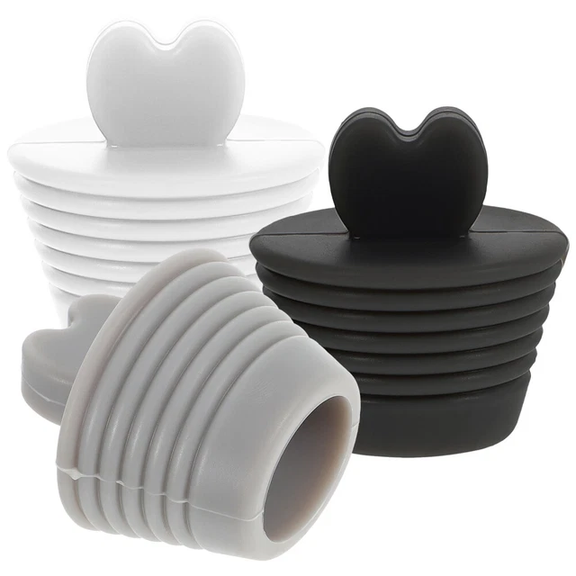 3 piezas tapones de silicona gel de sílice tapones de bañera