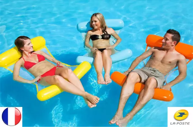 Matelas Gonflable Hamac Piscine Vacances Mer Océan Pool Party