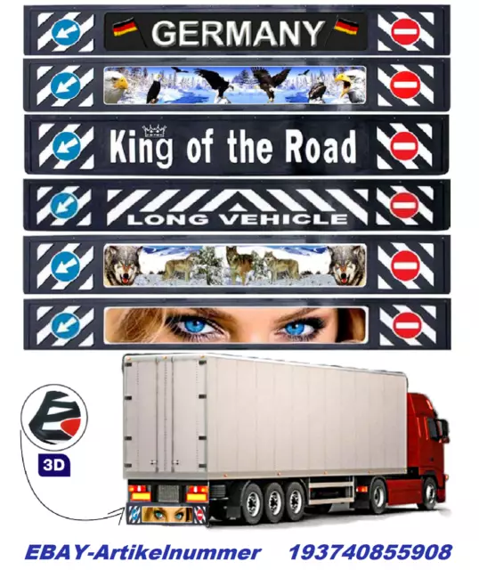 Schmutzfänger Heckschürze Lkw Truck DB Mercedes Benz MB Actros Atron Atego Axor