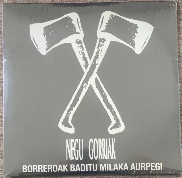NEGU GORRIAK - BORREROAK BADITU MILAKA AURPEGI Lp (2) VINILO nuevo PRECINTADO