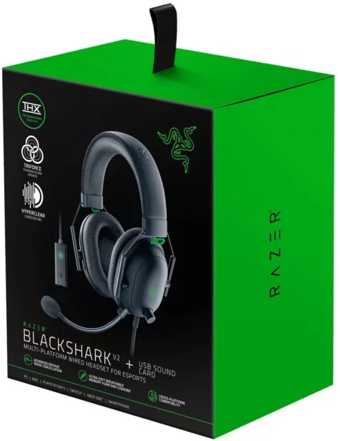 Razer BlackShark V2 Gaming Headset Virtual 7.1 USB 3.5mm Multi-Plattform Black 3