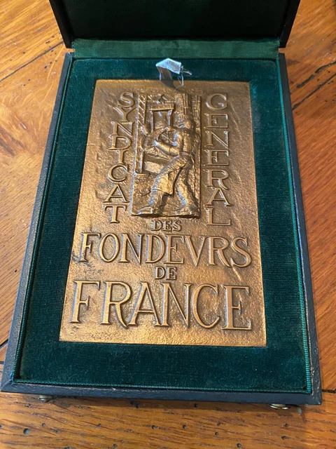 Médaille 1935 Syndicat Des Industries Du Livre - Cercle De La Librairie, Bronze Argenté