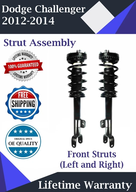 OE Front Struts For 2012-14 Dodge Challenger 5.7L R/T Classic Lifetime Warranty