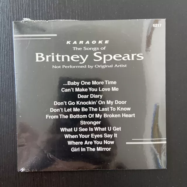 KARAOKE The Songs of Britney Spears (CD+G ,VOLUME 6217)