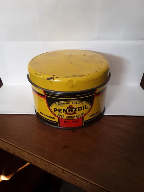 Pennzoil One Pound Grease Can Very Nice Empty