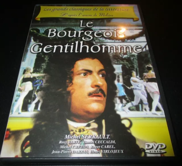 DVD "LE BOURGEOIS GENTILHOMME" Michel SERRAULT, Rosy VARTE, Daniel CECCALDI NEUF