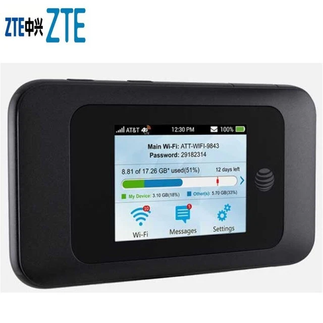ZTE Velocity 2 MF985 Mobile Hotspot Router | 4G LTE (Qualcomm Chipset) Unlocked