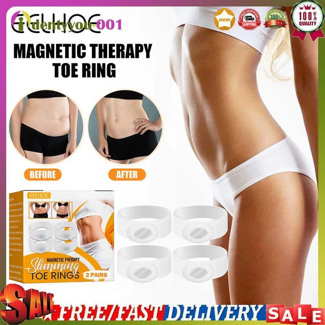 4pcs Magnetic Therapy Toe Ring Improve Body Shape Slimming Toe Rings Health Care