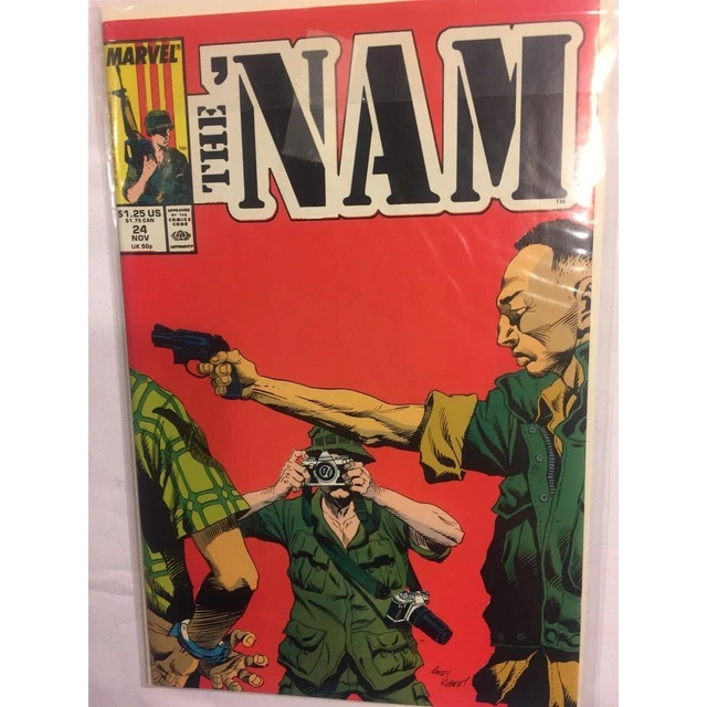Vintage Marvel THE NAM Comic Book Issue 26 New Unread White page
