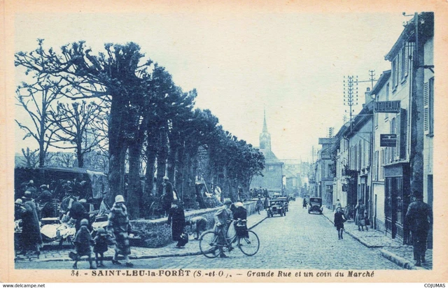 95 - SAINT LEU LA FORET - S08079 - Grande Rue et un Corner du March� - L14