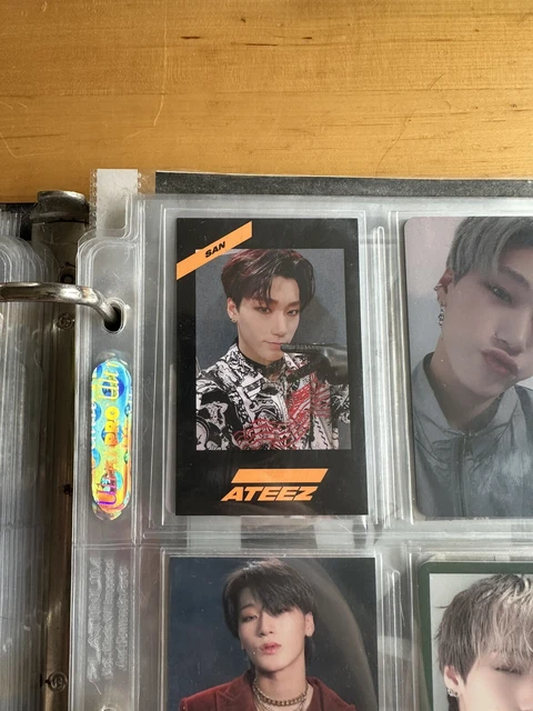 ATEEZ SAN NAME Tag Official Limited Photocard RARE PC $70.00