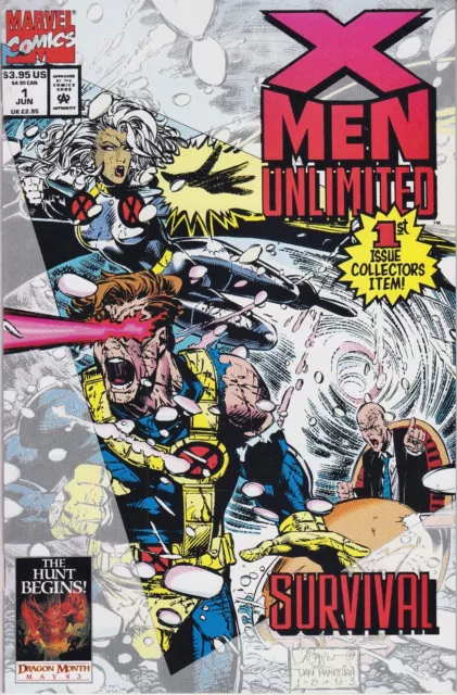 X-MEN UNLIMITED #1 (June 1993) Marvel Comics -STORM, CYCLOPS- Bachalo art VF-NM