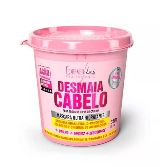 Ultra Hydrating Mask Desmaia Cabelo Forever Liss 350g