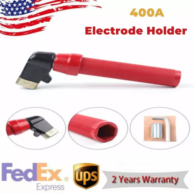 Welding Electrode Holder 400 AMP Copper Stinger ARC MMA Welder Stick Rod Clamp