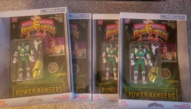Mighty Morphin Power Rangers Auto Morphin Green Ranger Tommy Legacy Collection