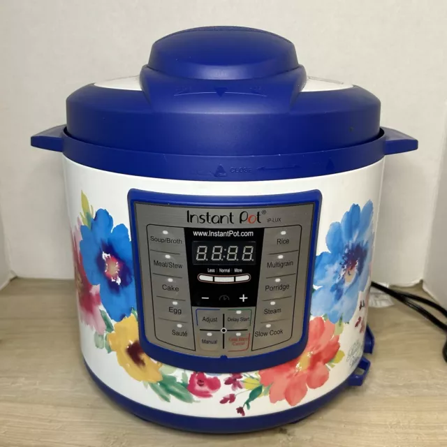 Pioneer Woman Instant Pot Lux60 Breezy Blossoms 6 Quart 6 In 1 Multi Use