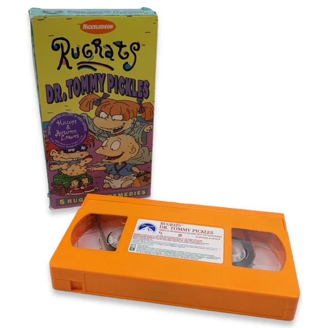 RUGRATS DR. Tommy Pickles [VHS, 1998] Nickelodeon Orange Tape Kids