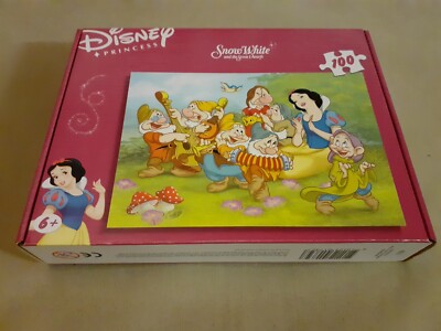 DISNEY SNOW WHITE And The Seven Dwarfs 100 Piece Jigsaw Puzzle 6 ...