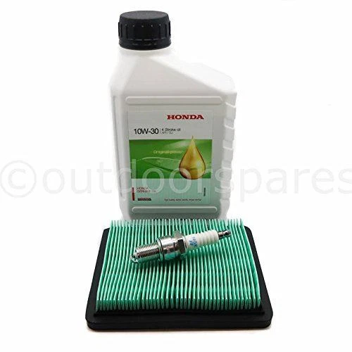 HONDA IZY LAWNMOWER Service Kit, Genuine 10W30 Oil NGK Plug & Quality