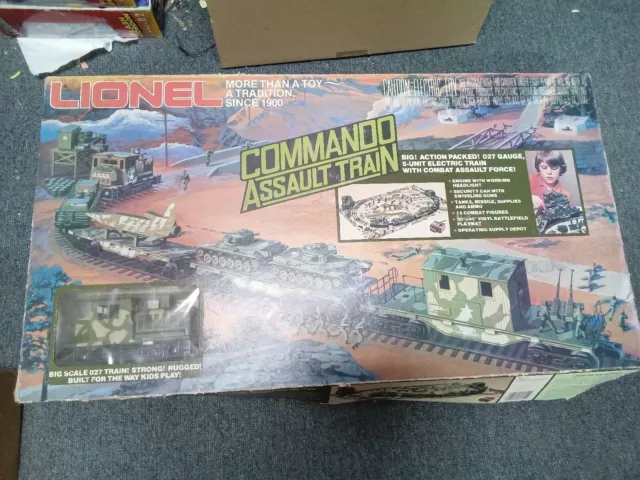 Lionel COMMANDO ASSAULT TRAIN 027 gauge train set