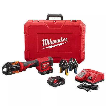 Milwaukee Tool 2674-22P M18 Short Throw Press Tool Kit W/ Viega Pureflow Jaws