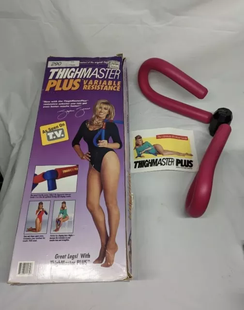 Vintage Original Thighmaster Suzanne Somers Muscle Toner In Dif Box