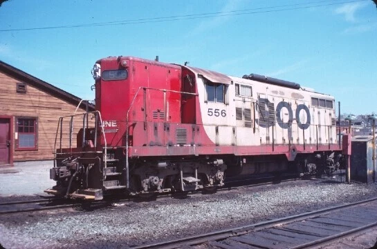 Soo 556 Gp-9 Marquette Mi (Soo Line) Original Slide 05-06-76 T21-16