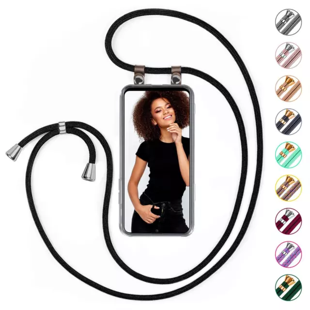 Téléphone Portable Chaîne pour Samsung Galaxy A20s Coque Avec Ruban Bumper Corde