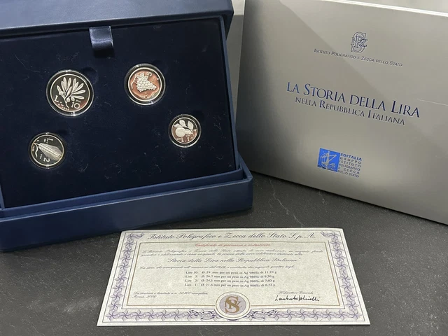 LA STORIA DELLA Lira Nella Repubblica Italiana Zecca Dello Stato ! EUR ...