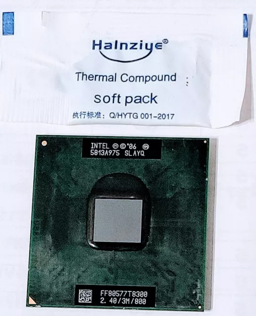 Intel Core 2 Duo T8300 - 2.4 GHz CPU 800 MHz 200 Pin Socket P Fast UK Despatch