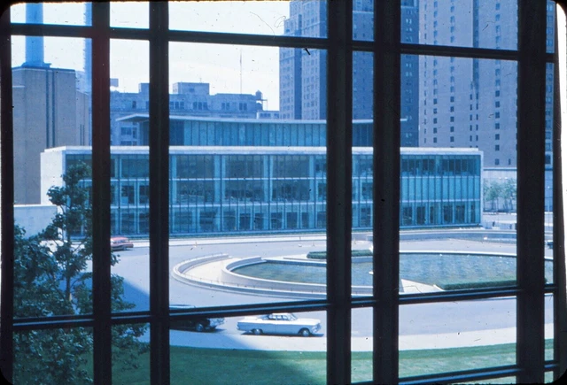 ONYC Original Slide - 1960's New York City Downtown Buildings & Architecture #74