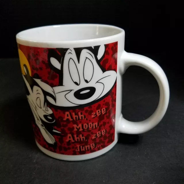 Vintage Pepe Le Pew Coffee Cup Mug 1998 Looney Tunes 2