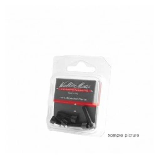 Viti Testa Cilindrica M4 X 0.7 Acciaio Nero Ossidato &ndash; 50 Pezzi (Lunghezza 6-30mm A Scelta)