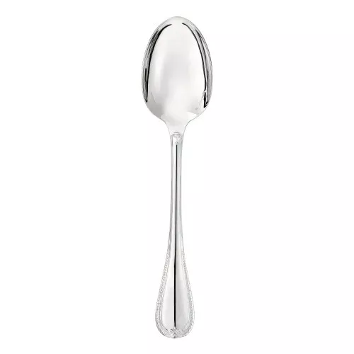 Christofle France Malmaison Silverplate Oval Soup Dessert Spoon - 7 1/2"