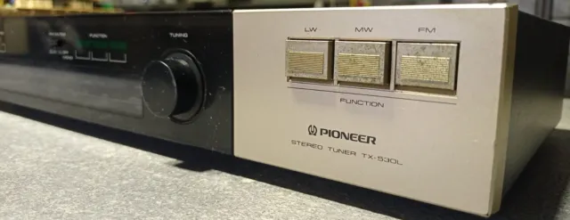 Pioneer TX-530L Sintonizzatore radio stereo separato. Vintage 1982. AM/FM/LW 3