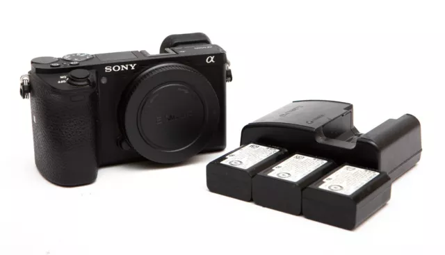 Sony Alpha A6500 24.2MP Digital Camera Body * UGLY But works perfectly!