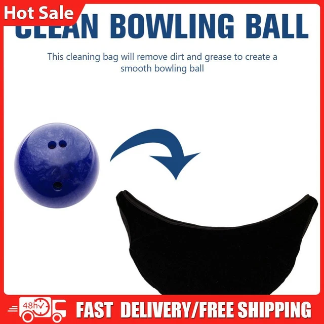 3 In 1 Bowling Wipe Bag Polyester Bowling Ball Cleaning Bag Sports Accessories
