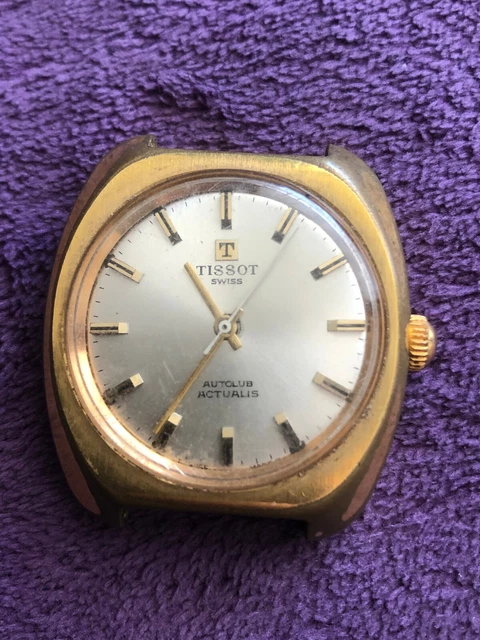 Cadran De Montre Tissot Autolub - 30,50 Mm, Occasion, Pièce Rare