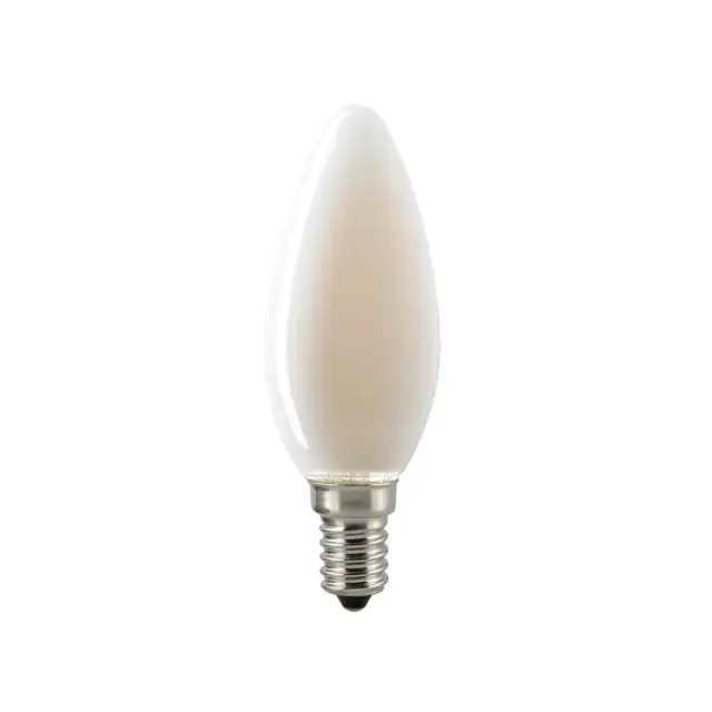 SIGOR 4,5W Kerze Filament matt E14 470lm 2700K dimmbar LED Lampe C35