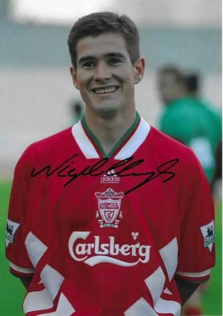 NIGEL CLOUGH LIVERPOOL SIGNED 12 X 8 INCH PROFILE PHOTO - Nottingham Forest+