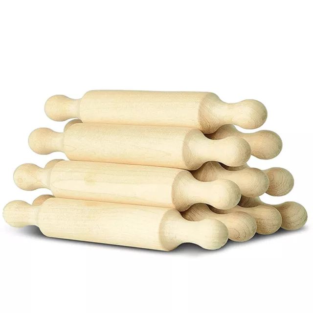 Wooden Mini Rolling Pin 6 Inches Long Kitchen Baking Rolling Pin Small Wood DoR6