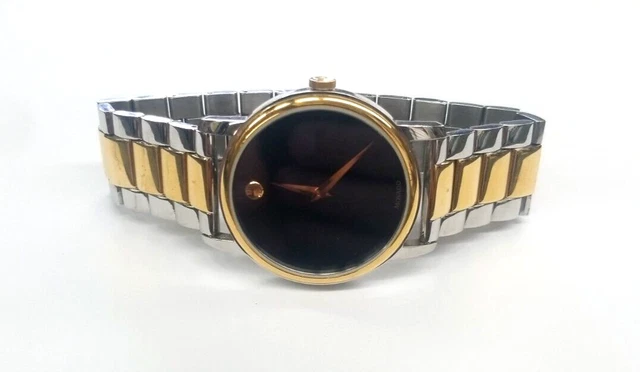 $1299 Movado MO.01.1.20.6006 Two-Tone Stainless Steel WR Men's Museum Watch