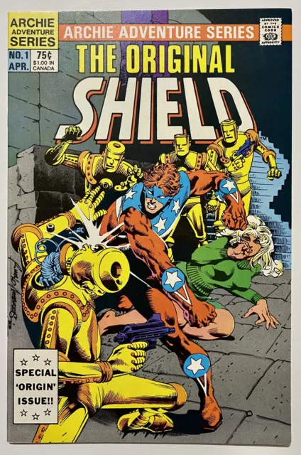 The Original Shield #1 Archie Adventure Series Comics April 1984 NM