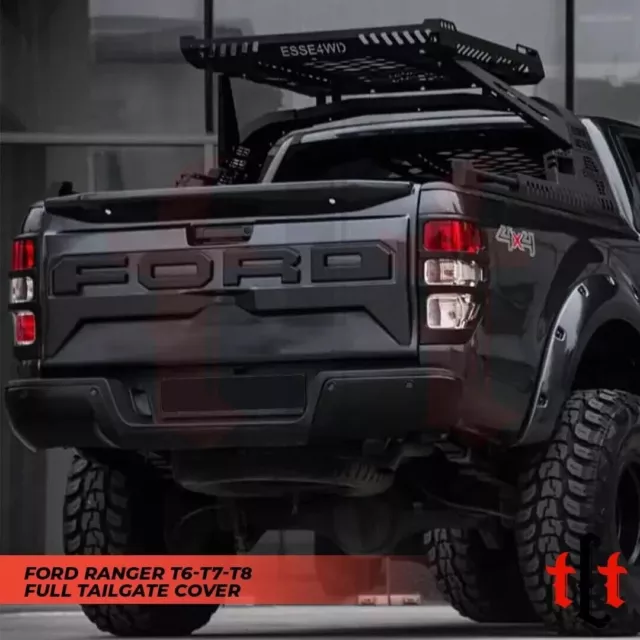 Ford Ranger T6-T7-T8 2012 To 2022 Wildtrak Full Tailgate Cover Body Kit