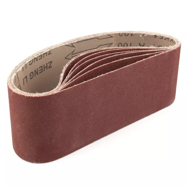 10x610mm Abrasive Sanding Belt Abrasive Grinding Deburring Deburring Mixed Grit