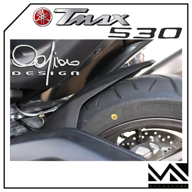 Rear Mudguard Parafango Posteriore Nero Yamaha T-Max Tmax 530 Anno 2012