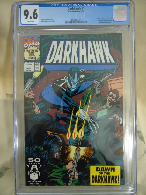 New Darkhawk #1 (First Printing) CGC Graded 9.6 White Pages 1991