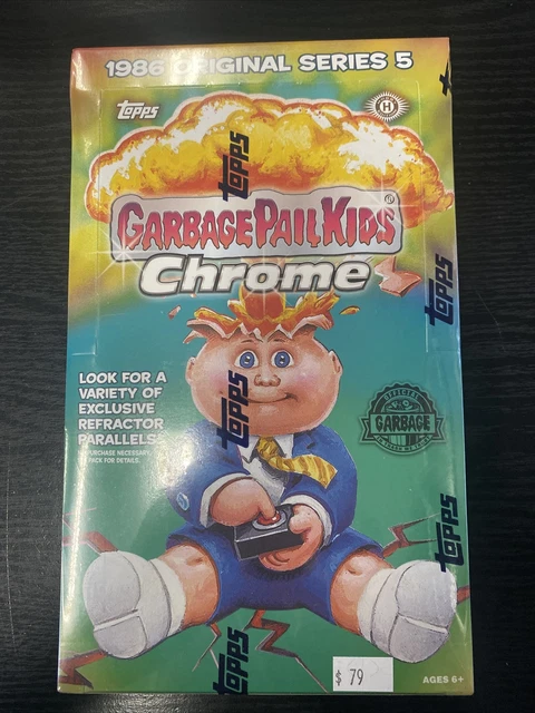 2022 Topps Garbage Pail Kids Chrome Hobby Box 1986 Original Series