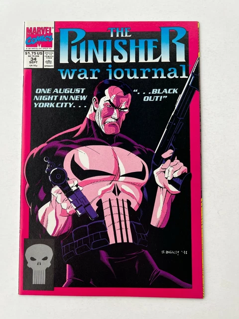 The Punisher War Journal #34, Vol. 1 (Marvel Comics, 1991) VF/NM