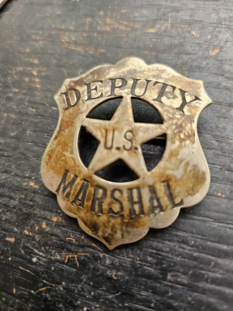 Obsolete Deputy US Marshal Badge  Hallmarked